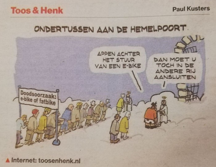 Toos en Henk bij de hemelpoort