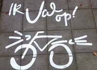 Verlichting te fel op de fiets, of verkeerd afgesteld